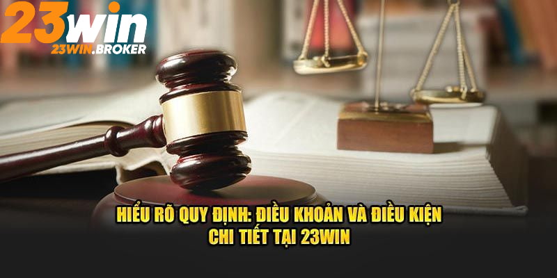 Người chơi cần hiểu rõ chính sách điều khoản điều kiện nhà cái 23WIN